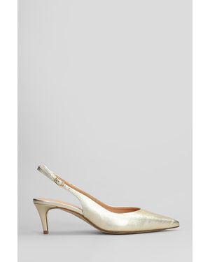 The Seller Decollete in Pelle Platino - Multicolore
