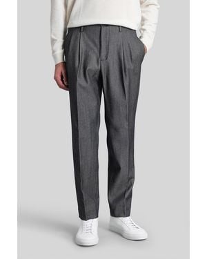 BRIGLIA Villenuevesn Pants In Gray Wool