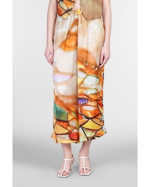 Yavi Pants In Multicolor Polyamide Polyester - White