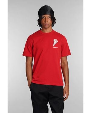 CASABLANCA T-Shirt in Cotone Rosso