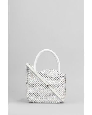 Le Silla Borsa a spalla Gilda in Raso Bianco