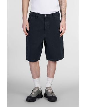 Stussy Shorts in denim Petrolio - Blu