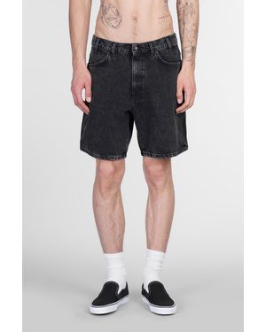 AMISH Shorts Bernie in denim Nero