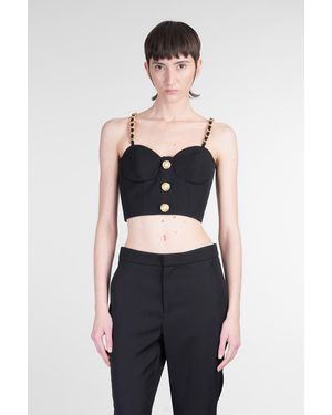 Balmain Topwear in Lana Nera - Blu