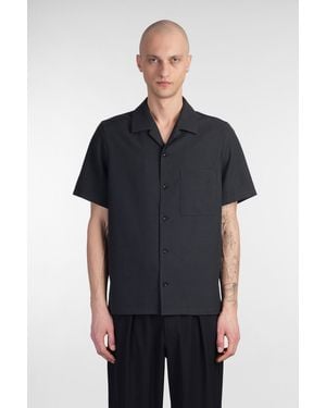 Attachment Shirt In Black Polyester