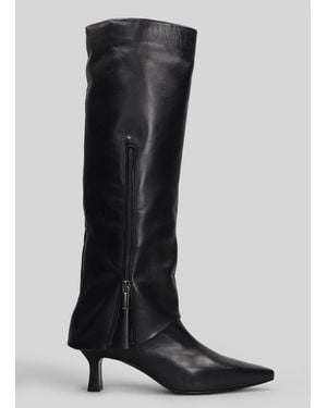 The Seller High Heels Boots In Black Leather