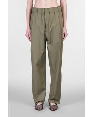 Laneus Pants In Green Cotton