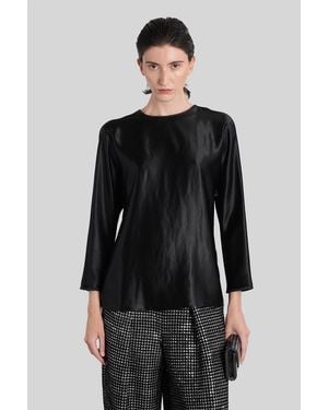 Giorgio Armani Blusa in Seta Nera - Nero