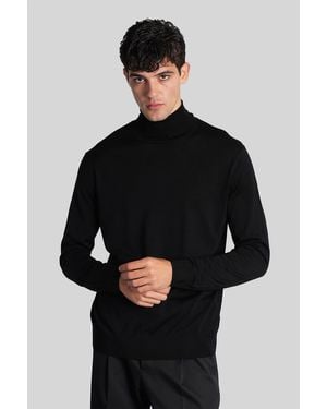 Ballantyne Knitwear In Black Wool