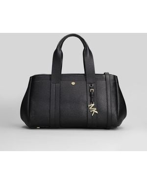 Michael Kors Romee Tote In Black Leather