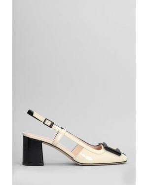 Evaluna Decollete in Vernice Beige - Neutro
