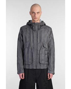 J.L-A.L Giacca Casual Eon Jacket in Cotone Grigio