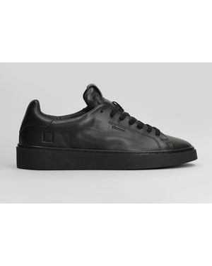 Date Levante Mono Sneakers In Black Leather