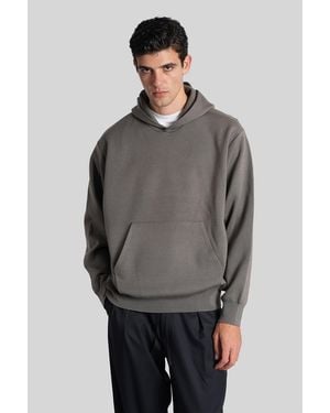 Attachment Sweatshirt In Gray Wool