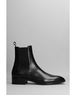 Christian Louboutin Tronchetti Samson flat in Pelle Nera - Nero