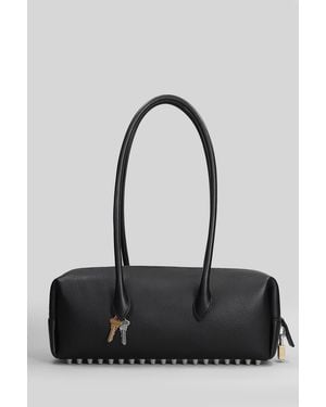 Alexander Wang Roux Medium Shoulder Bag In Black Leather