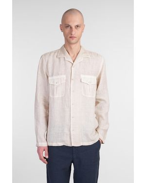120 Camicia in lino Beige - Neutro