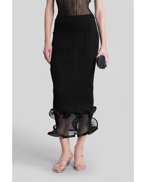 Jonathan Simkhai Kelso Skirt In Black Polyester