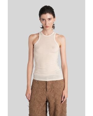 Haikure Eve Tank Top In Beige Wool - Natural