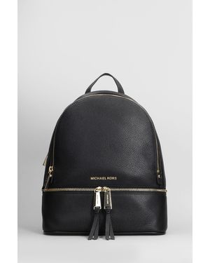 Michael Kors Zaino Rhea in Pelle Nera - Nero
