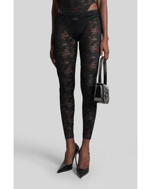 DIESEL Claire-utlt Leggings In Black Polyester