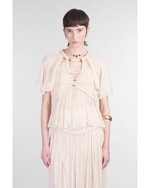 Isabel Marant Topwear Rosaline in Seta Beige - Neutro