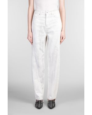 Halfboy Jeans In White Denim