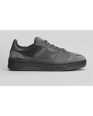 Axel Arigato Clay Sneakers In Gray Suede And Leather