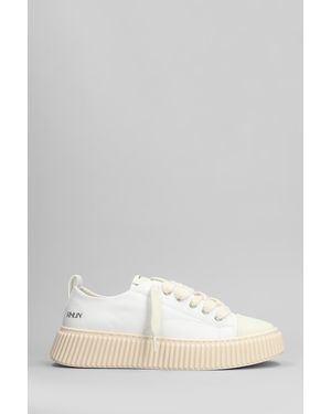 Rhun Canvas Sneakers In White Canvas - Multicolor