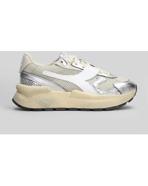Diadora Mercury Elite Cobra Sneakers In Beige Canvas - Natural
