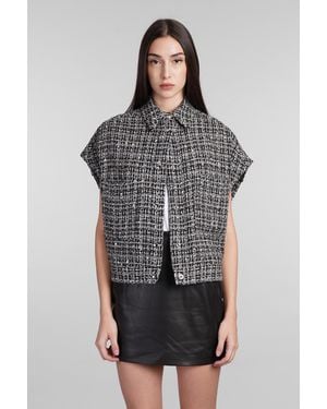 IRO Giacca Casual Bianka in Poliestere Grigia - Grigio