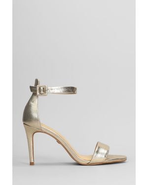 Carrano Sandals In Gold Leather - Multicolor