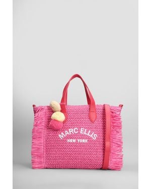 Marc Ellis Borsa a spalla Buby St Josep M in rafia Fucsia - Rosa