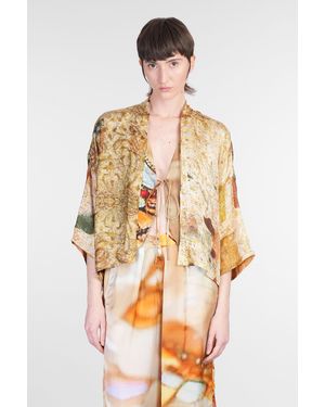 Yavi Casual Jacket In Multicolor Polyamide Polyester