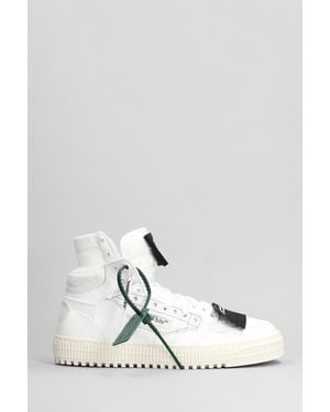 Off-White c/o Virgil Abloh Sneakers 3.0 off court in Pelle Bianca - Bianco
