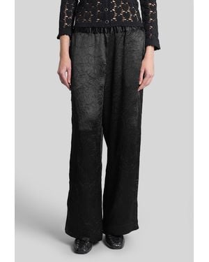 Benmoyal Pants In Black Acetate