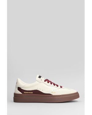 Stkn Sneakers Venus in Pelle Bianca - Rosa