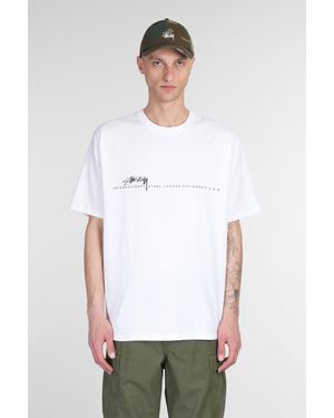 Stussy T-shirt In White Cotton
