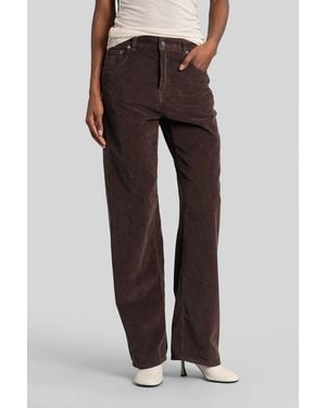 Haikure Bonnie Pants In Brown Cotton - Multicolor