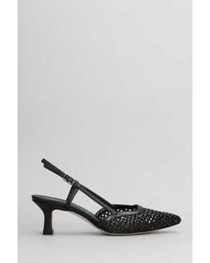 Julie Dee Decollete in Pelle Nera - Nero