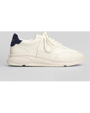 Axel Arigato Genesis Neo Sneakers In White Suede And Leather