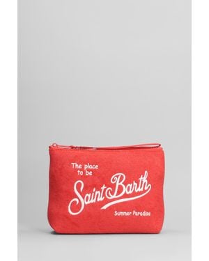 Mc2 Saint Barth Pochette Aline sponge in Poliestere Rossa - Rosso