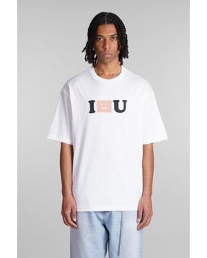 Acne Studios T-Shirt in Cotone Bianco