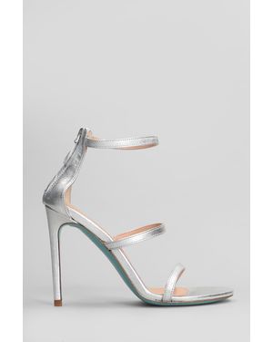 Fratelli Russo Sandali in Pelle Argento - Bianco