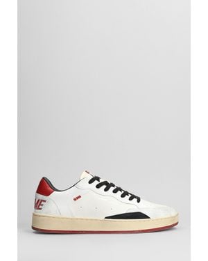 Crime London White Leather Chunky Sneakers main image 1