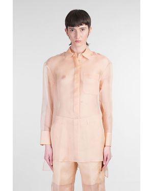 Del Core Camicia in Seta Rosa