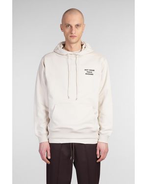 Drole de Monsieur Felpa in Cotone Beige - Bianco