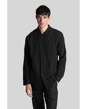 Séfr Leo Shirt In Black Cotton