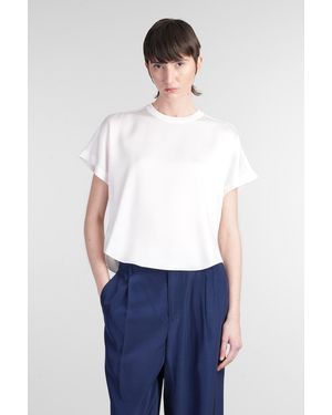 Jonathan Simkhai T-Shirt Addy in acetato Bianco