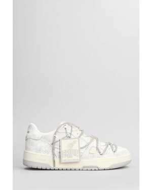 Crime London Sneakers Off Court Og in Pelle Bianca - Bianco